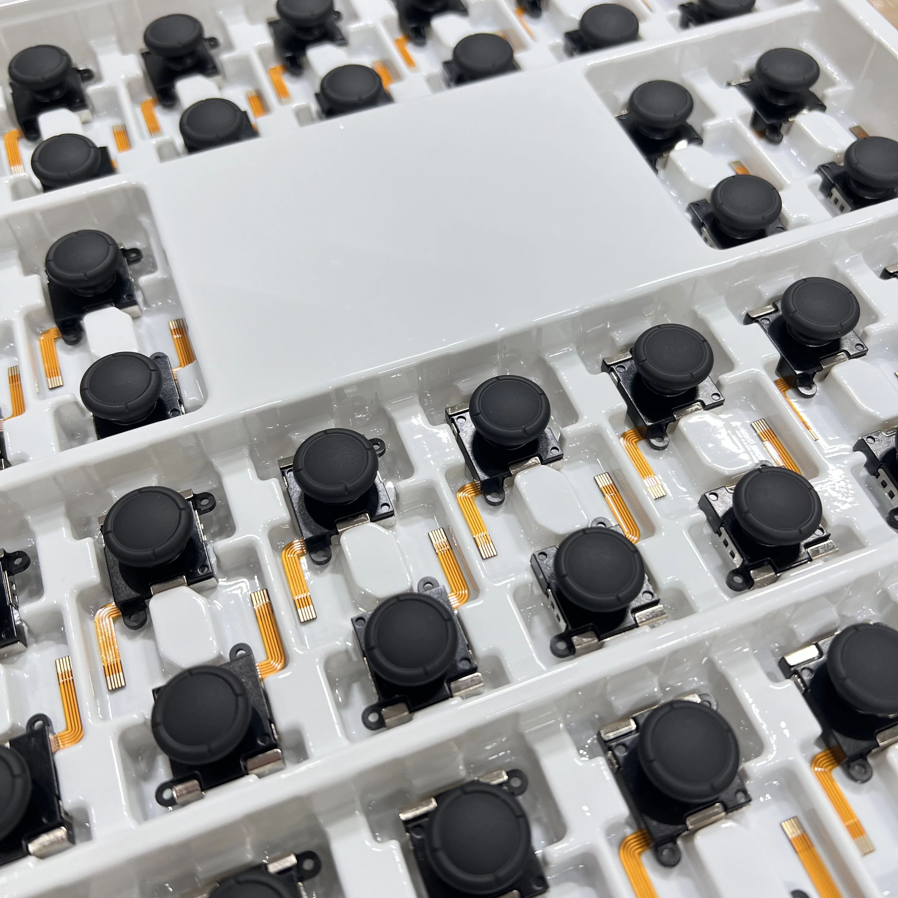 1/2 pares K-SILVER tmr joystick eletromagnético 3d módulo sensor de vara analógica para switch ns lite/oled joycon controlador