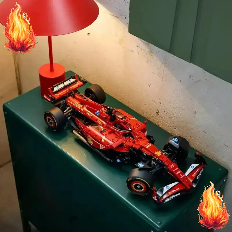 

42207 42206 Racing Car Model Kit Mechanical Set Building Block Model ,Red and Blue Birthday Toy Board Game Gift