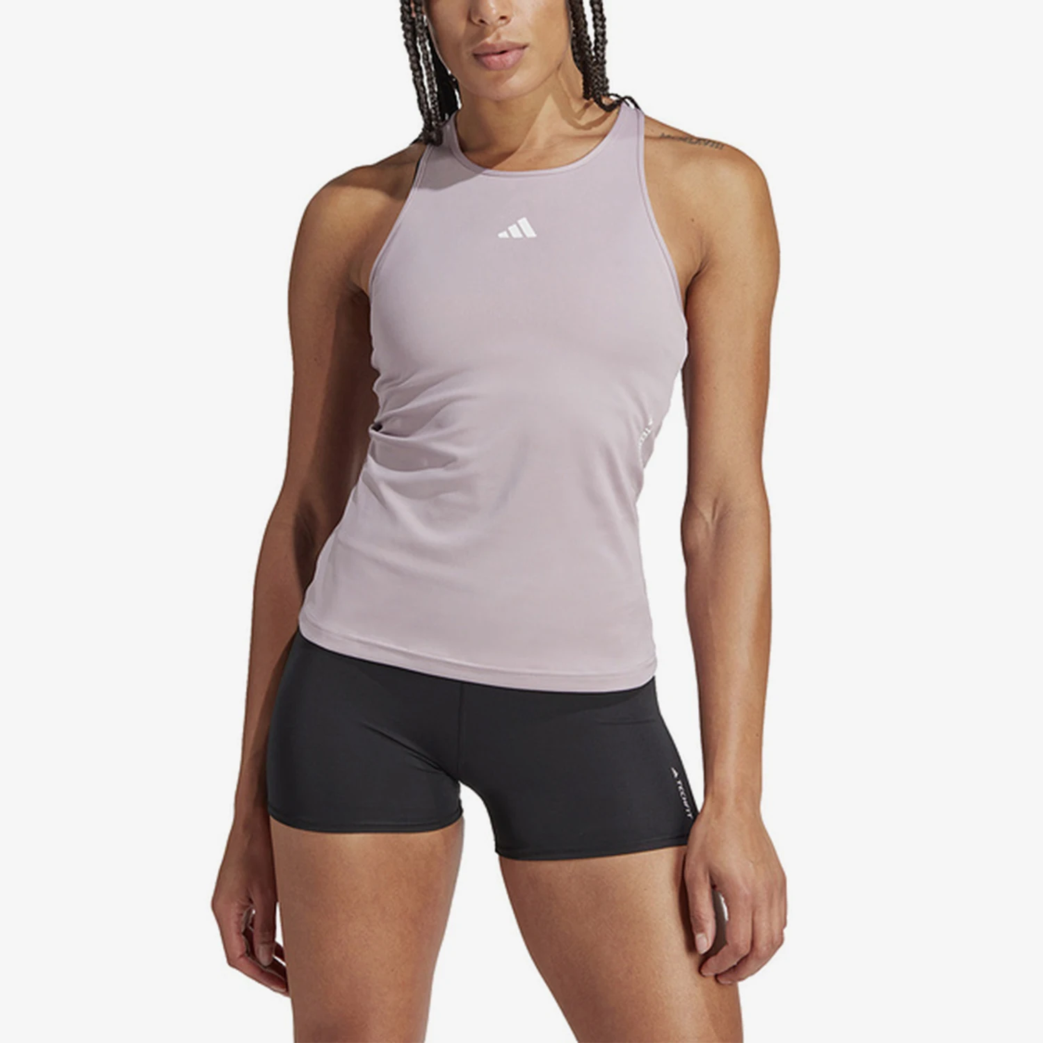 

Официальный оригинальный новый женский облегающий спортивный тренировочный жилет без рукавов Adidas IT9182