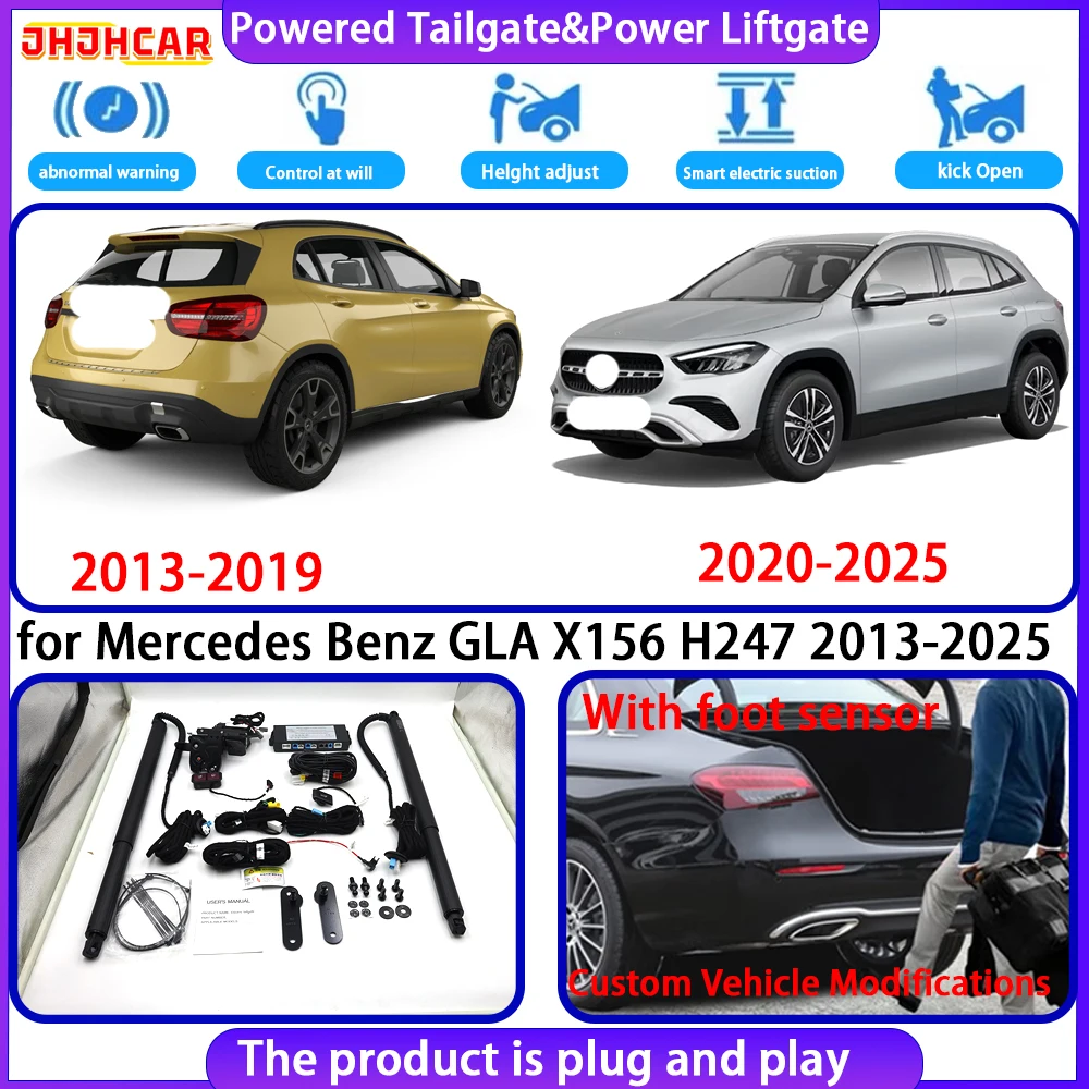 JHJHCAR for Mercedes Benz GLA X156 H247 2013-2025 OEM Smart Automatic Electric Powered Tailgate Power Liftgate Tailgate System