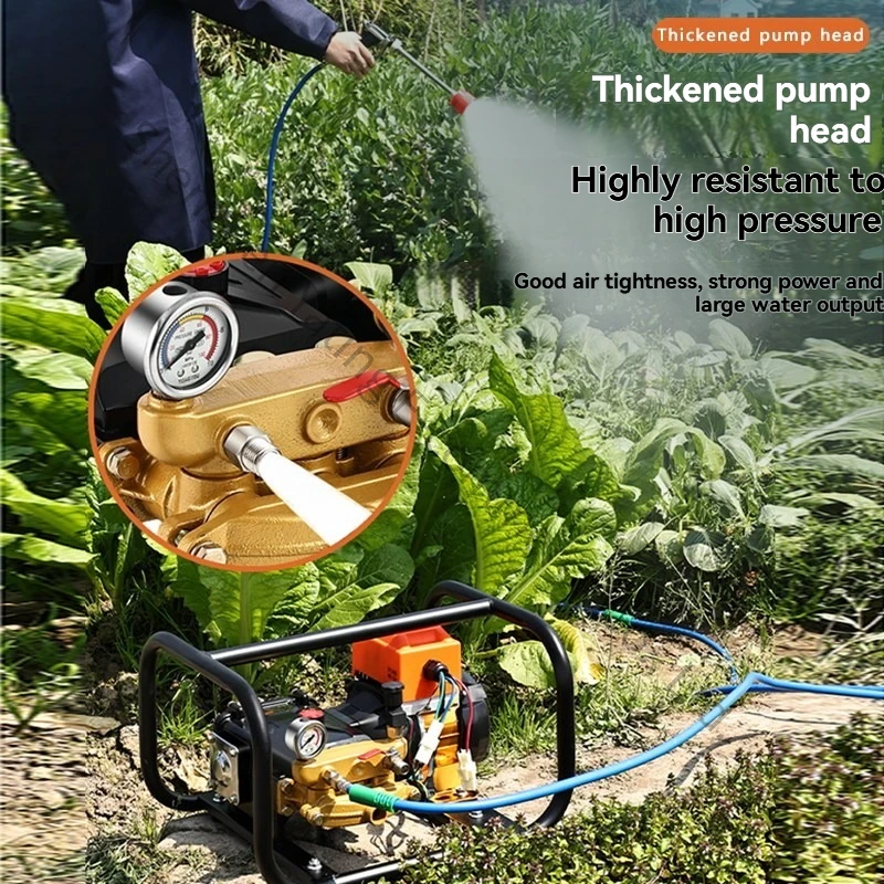 Electric Dispensing Machine High-pressure Agricultural Gun Shutdown  Vehicle Power 48V60V Orchard Dispensing Fruit Tree Sprayer