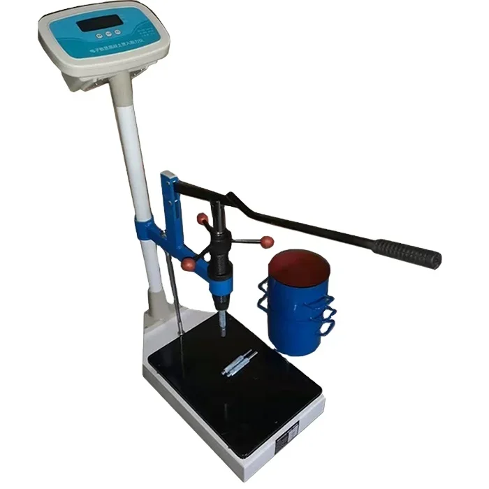 

Digital concrete mortar penetration setting time penetrometer