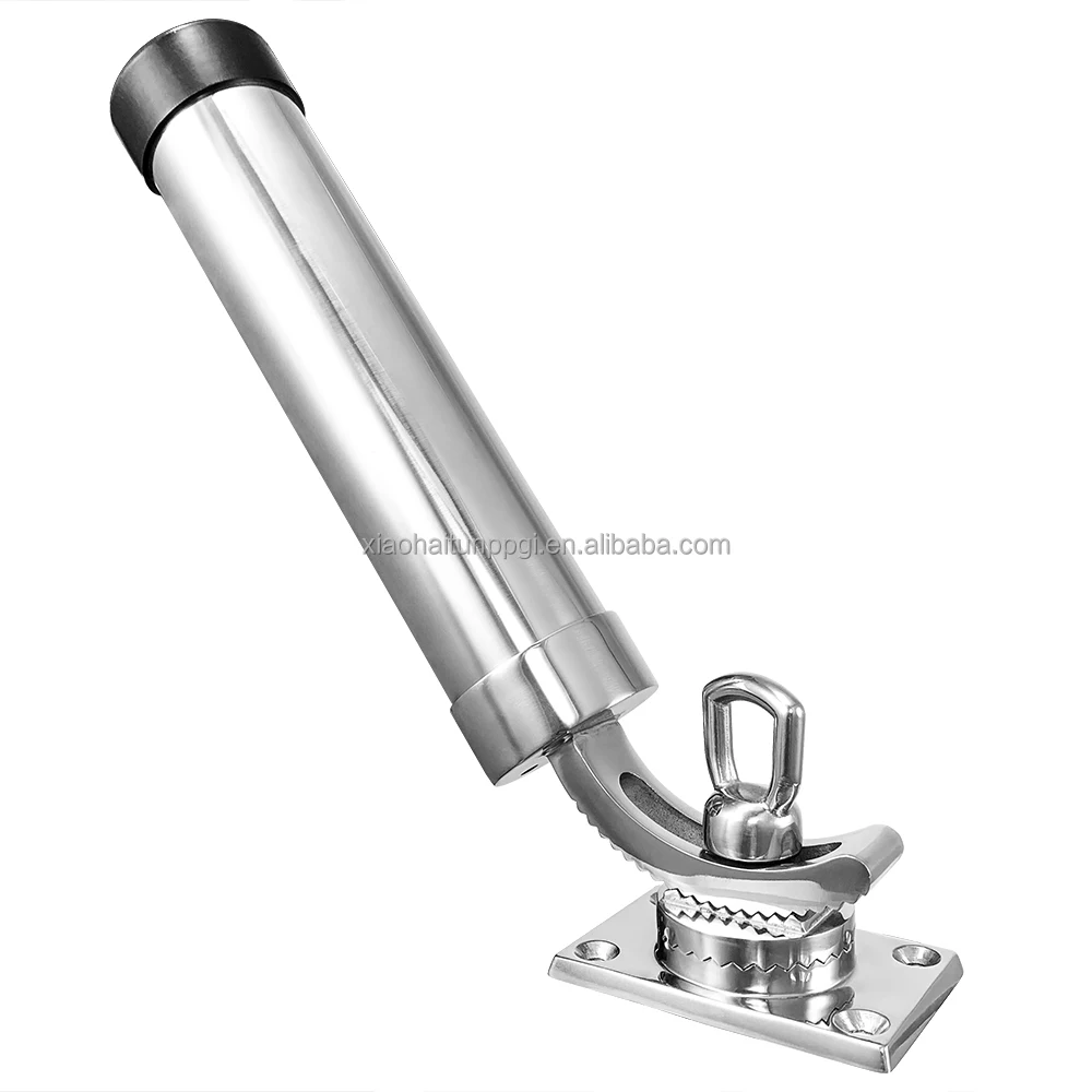 Little Dolphin Marine Boat 316 Stainless Steel Outrigger Flush Mount Fishing Rod Holder Marine Hardware Yacht