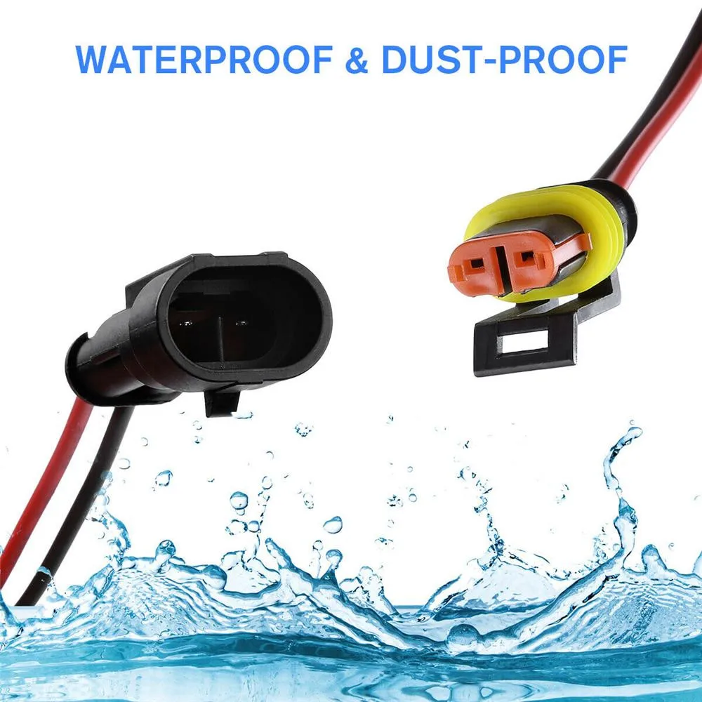 High performance Male/Female Waterproof Electrical Wire Connector with 2/3/4/5/6 Pin Way for Car and Other Applications