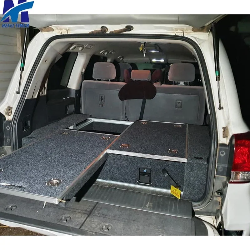 Hot Selling Customized 4x4 UTE Sliding Kitchen Car Sliding Double Drawer Box System for Ford Ranger/Mitsubishis Triton MK/ML