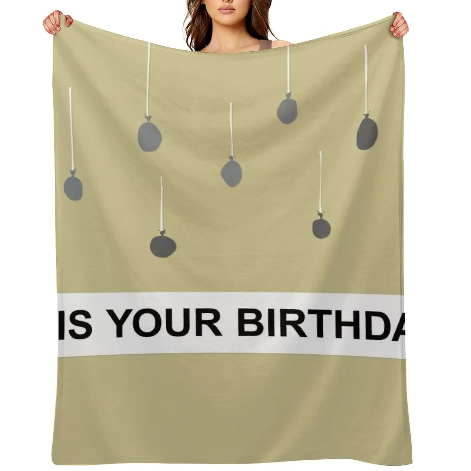 

The Office - It Is Your Birthday. Throw Blanket Furrys warm winter Flannels Blankets