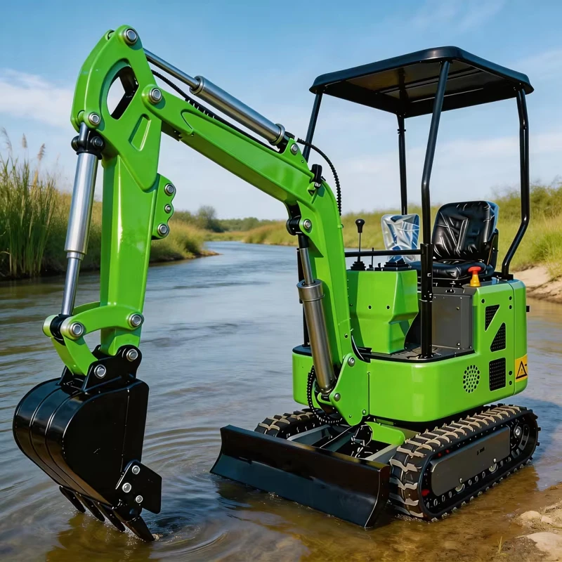 

0.8Ton 1.5Ton 3.0Ton Yard work Mini Excavator strong build Construction digger Kubota Engine Farm Gear Factory cheap price