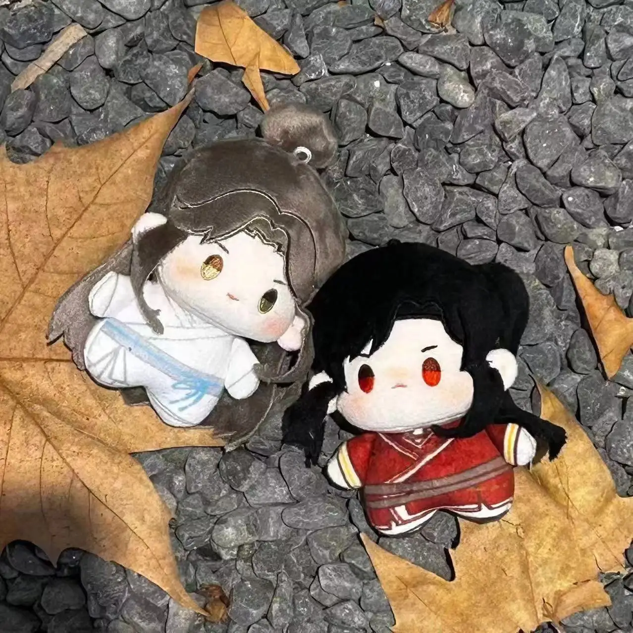 

Anime Tian Guan Ci Fu/Heaven Official's Blessing Xie Lian Hua Cheng Cosplay cotton curlicue doll 10cm colleagues ambitus