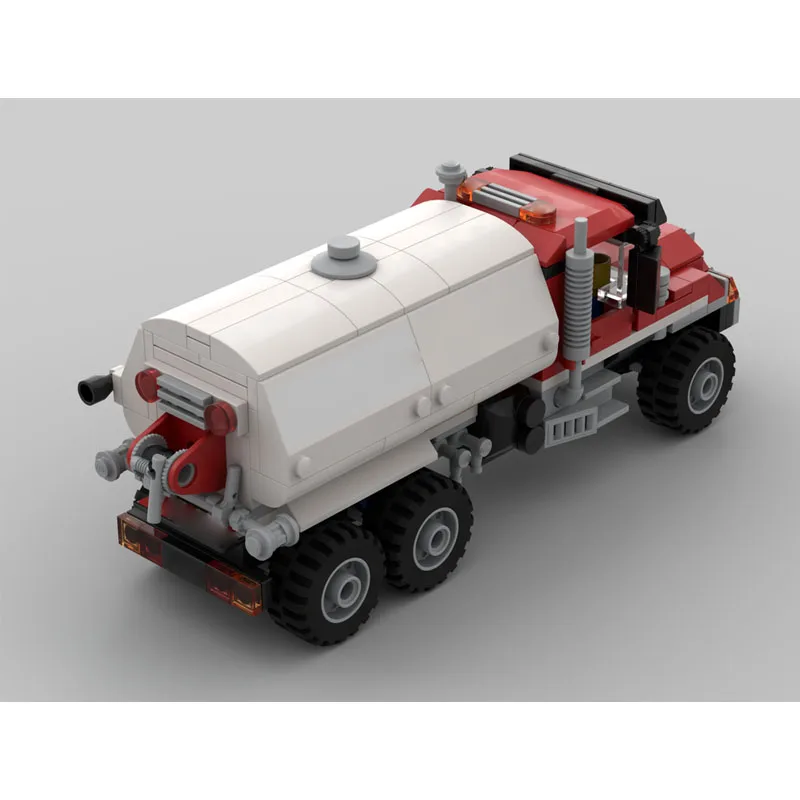 

MOC-159200 Модель грузовика-цистерны для городского транспорта, конструктор из 284 деталей, MOC, игрушка-подарок для мальчиков на день рождения и Рождество
