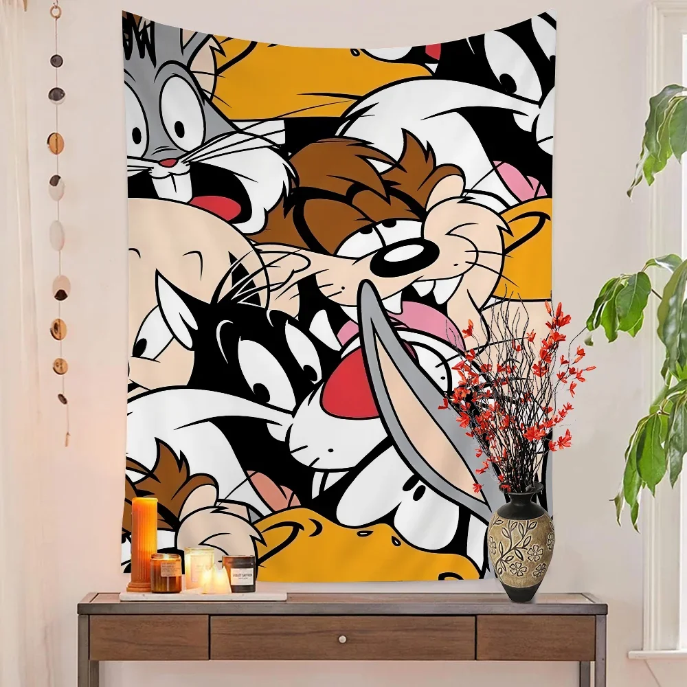 Disney Looney Tunes Hanging Bohemian Tapestry Hanging Tarot Hippie Wall Rugs Dorm Japanese Tapestry