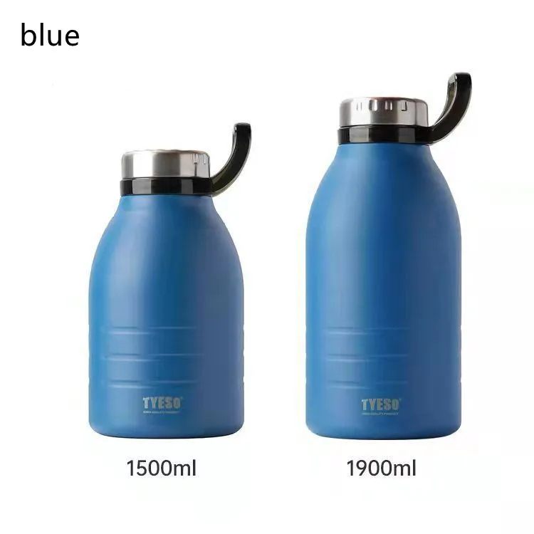 1.5L/1.8L termos ze stali nierdzewnej kubek ze słomką przenośny odkryty sport Drinkware samochód butelka termosowa kubek kubek wody