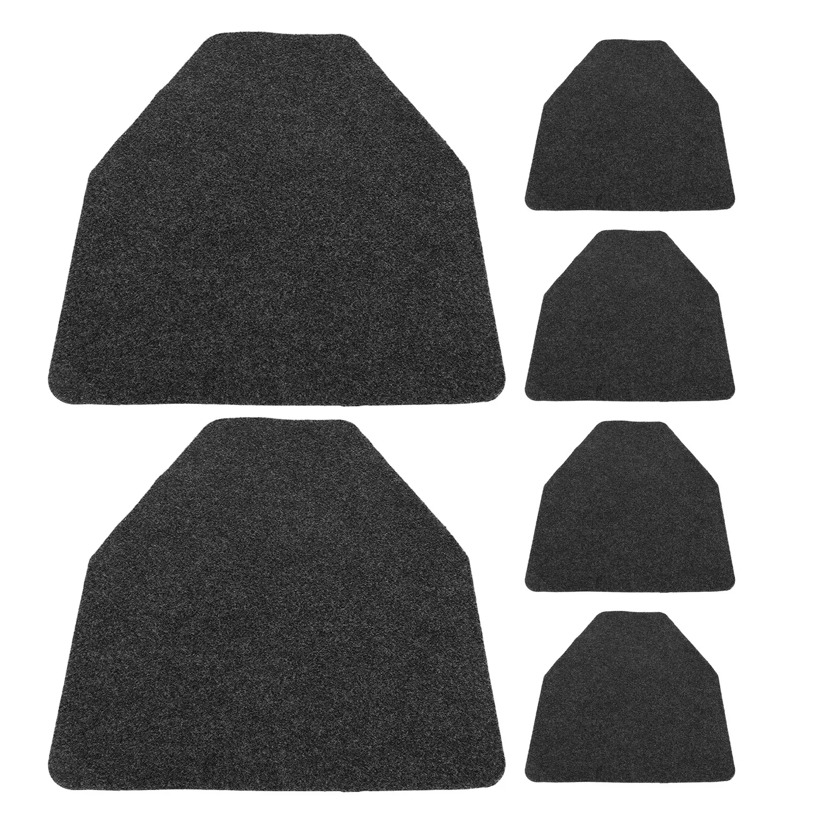 

6Pcs Urinal Mats Grey Non-Slip Washable Floor Mats Men Bathroom Urinal Pad Absorbent Commercial Restroom Mat 20.44x16.51inch
