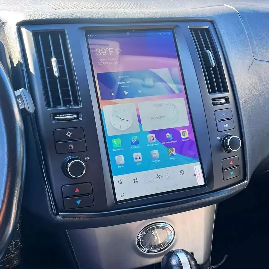شاشة LCD 12.1 بوصة لسيارة إنفينيتي FX FX25 FX35 FX45 2003-2008 Carplay GPS Navig راديو السيارة الوسائط المتعددة مشغل ديفيدي ستيريو #4