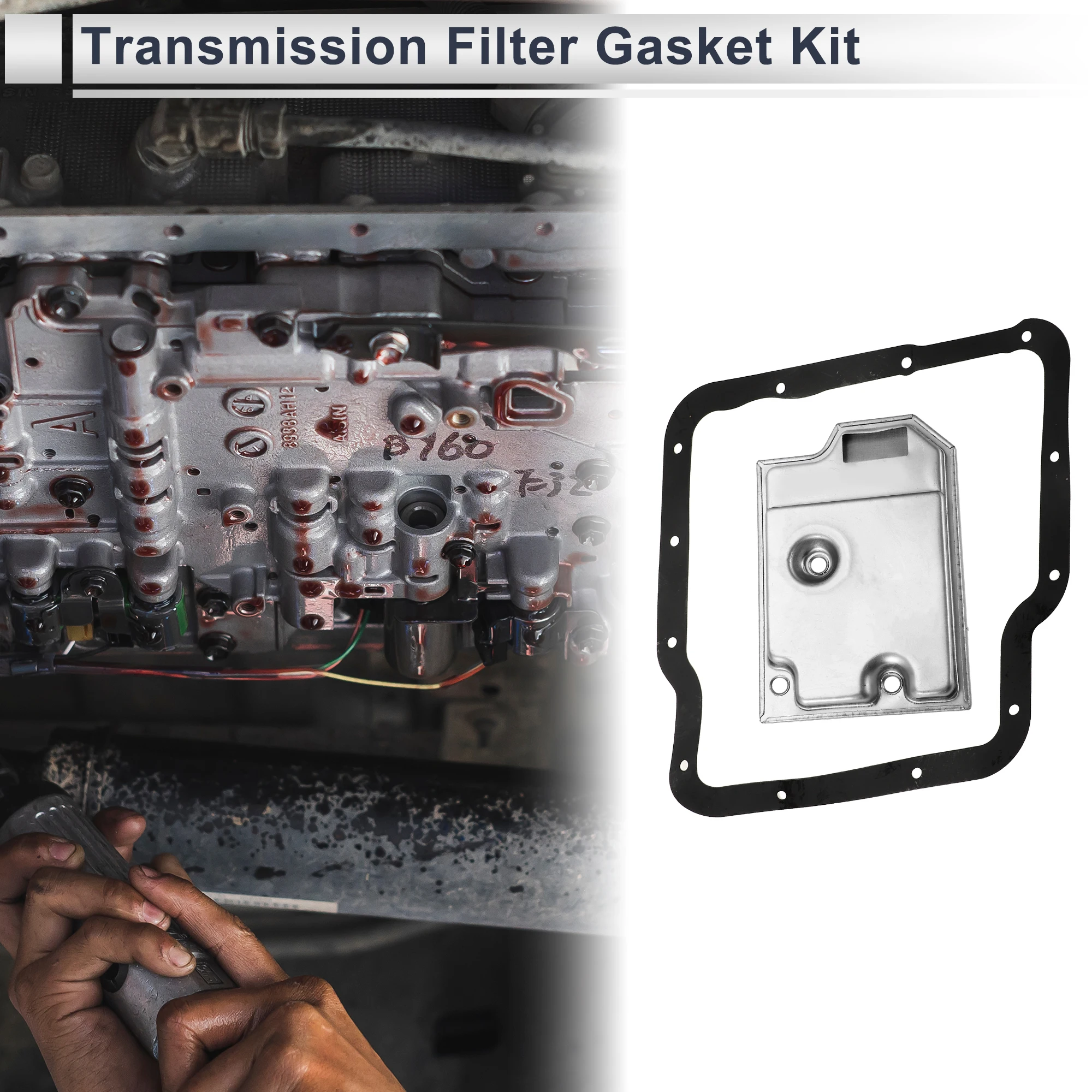 Kit de junta de filtro de transmissão de motor UXCELL TH180 No.5258130 para HONDA PASSPORT 94-02