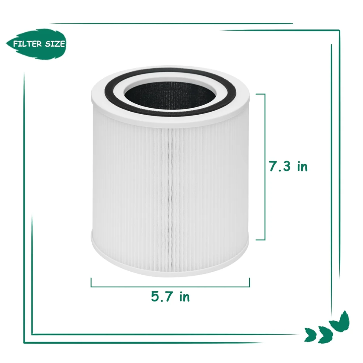 Pengganti Filter TT-AP005 untuk pembersih udara TT-AP005, 3-In-1 pre-filter, Filter HEPA True Grade H13