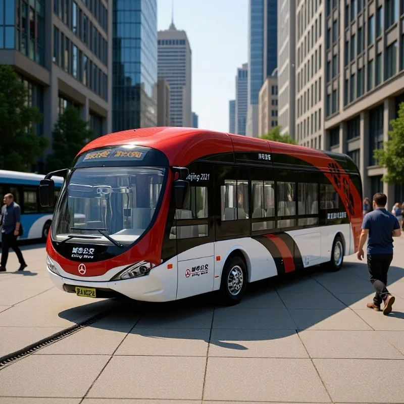 Stadsbus Licht en geluid Trek deuren kunnen worden geopend Legering Speelgoedautomodel Kinderen Speelgoedcadeau B309