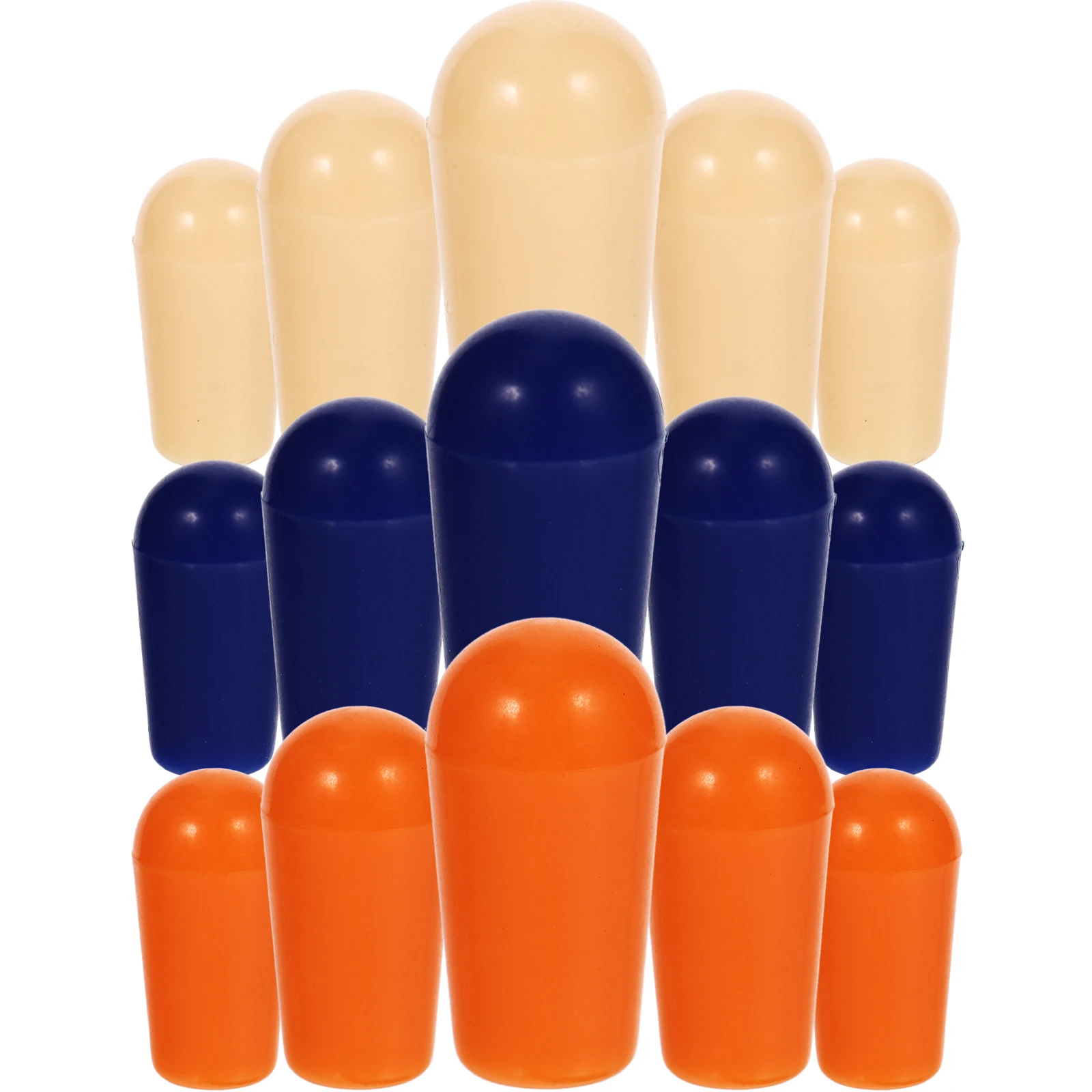 

15pcs Guitar Switch Caps Toggle Tip Plastic Knob Accessories 3 Toggle Switch Tip Knob Colors Replacement Parts