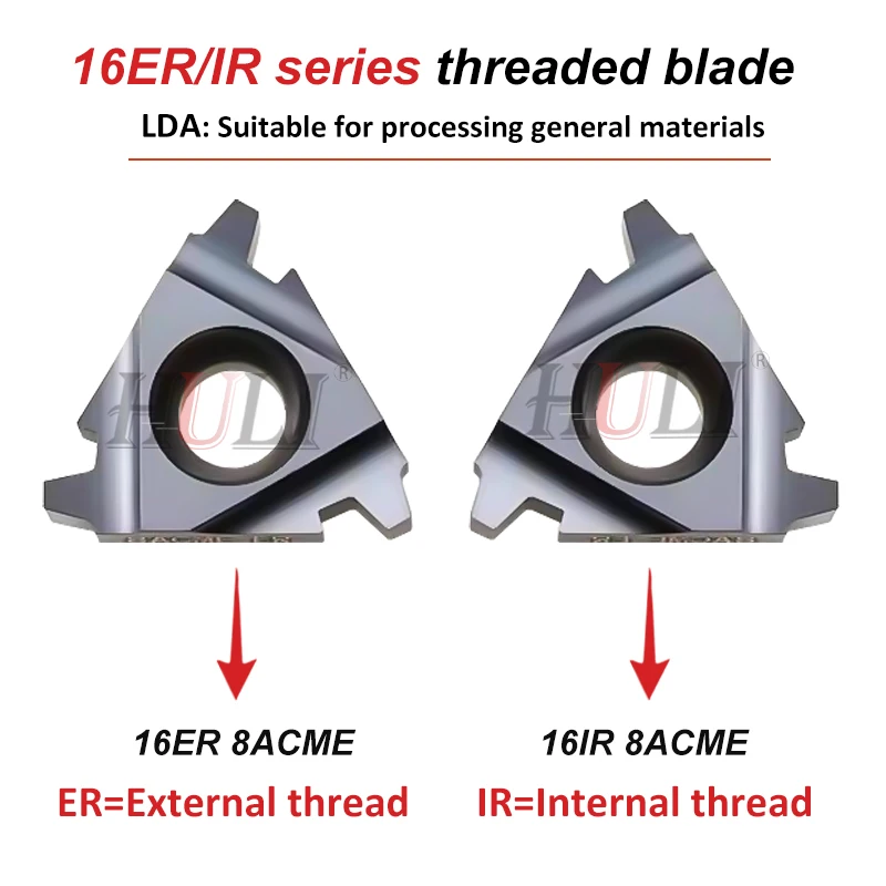 DESKAR 100% Original 16ER 16IR 8ACME 10ACME LDA Threading Carbide Inserts CNC Lathe Cutting Tool Parts For Stainless Steel Tools