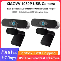 Youpin Xiaovv HD USB Web IP Camera 1080P Webcast Live Broadcast Camera Built-in Micophone Autofocus Online Teaching Meeting