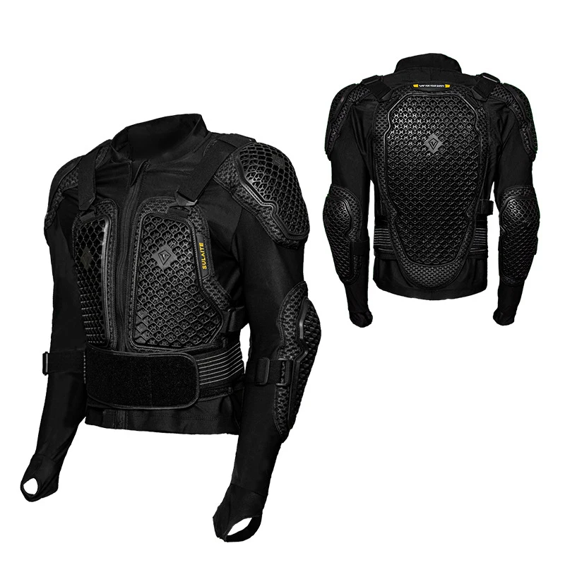 SULAITE Motorcycle Jacket Honeycomb Full Body Armor Protection Jackets Motocross Racing Clothing Breathable Protectors,A1