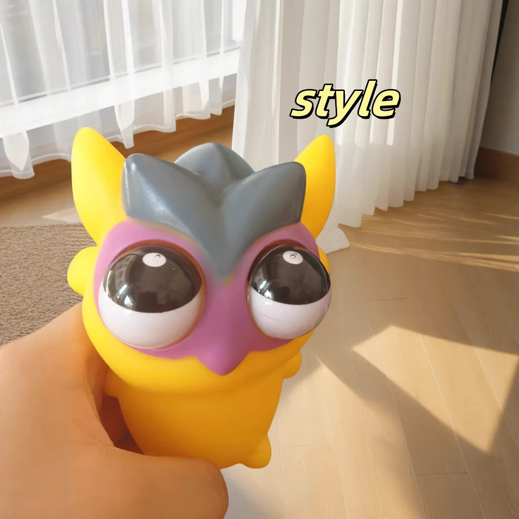 Pop Eye Stress Relief Slow Rebound Squishy Toy Pidan Two Dollar Knife Gaike Co-branded Doll for Kids Adults