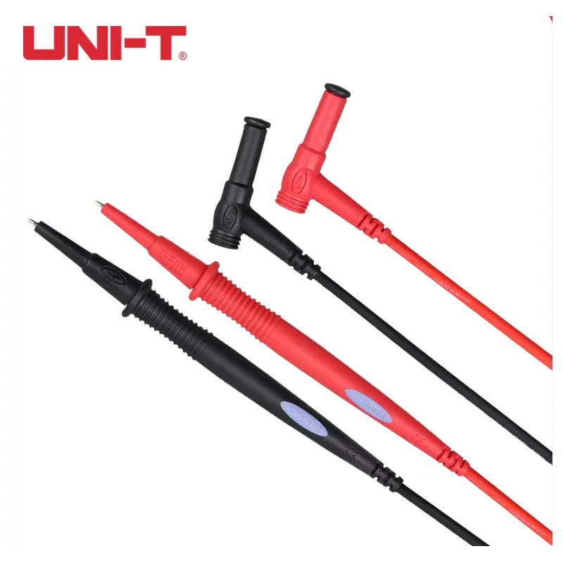 

UNI-T UT-L26 Universal Multimeter Test Lead Probe Pen Double Insulated Wire Detachable Nib Sheath For 20A Multimeters