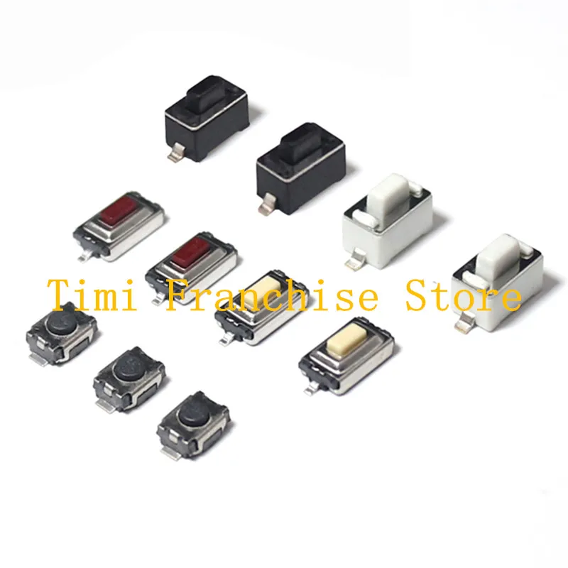 1000PCS Panel PCB Momentary 3X6MM Tactile Tact Push Button Micro Switch 2 Pin DIP Light Touch 3*6*4.3 mm Keys Keyboard 3X6X4.3H