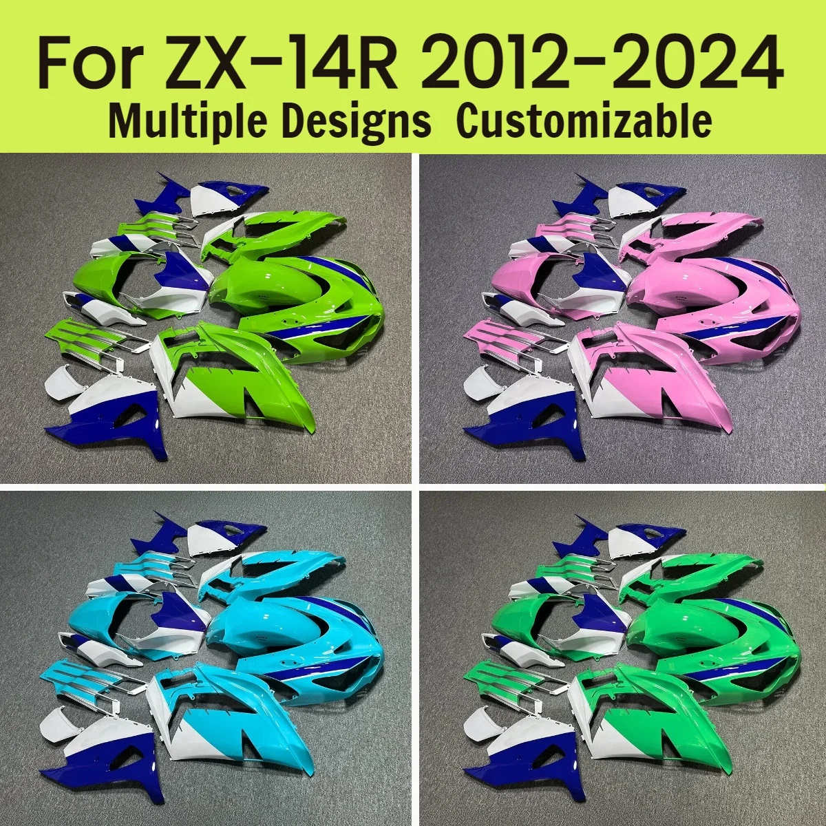 New Style Fairings ZX 14R 2012-2024 Aftermarket Motorcycle Fairing Kit Custom for Kawasaki ZX14R 12-24