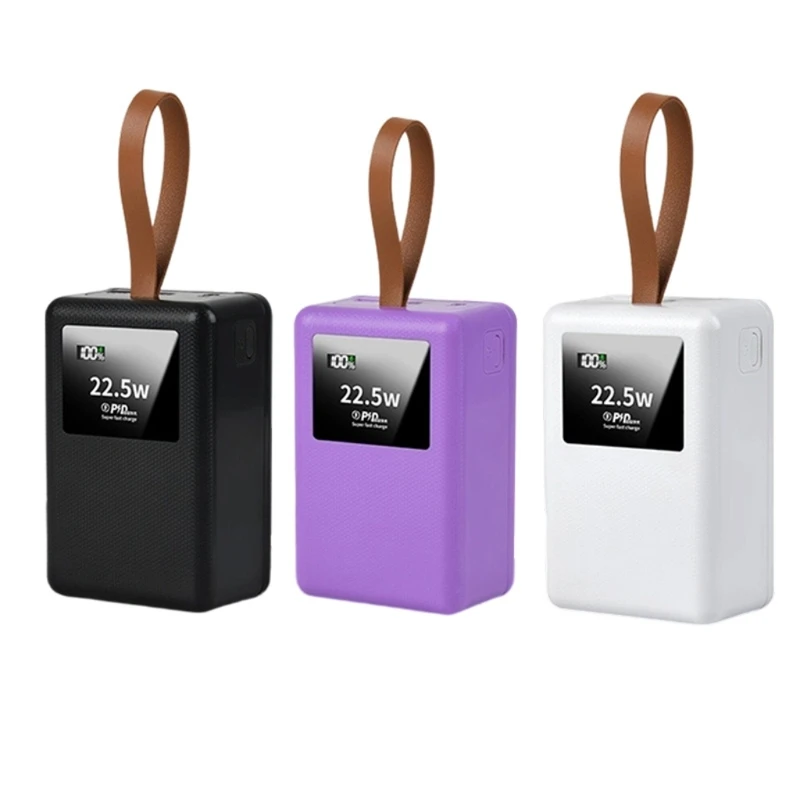 Hohe Kapazität 21700 Mobile Power Backup Box Set Schnellladung PD20W Integriertes LED-Licht Einfache mit – Detail 1