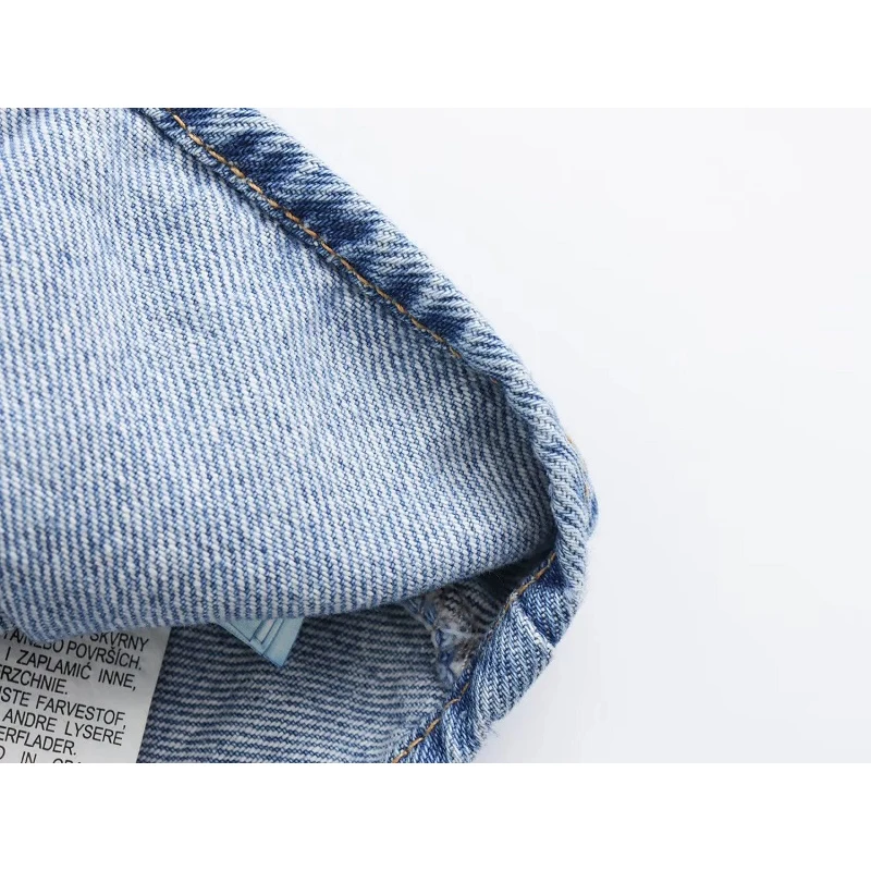 SIYANG Women Fashion Front Button Denim Waistcoat Vintage V Neck Sleeveless Female Outerwear Chic Vest Tops