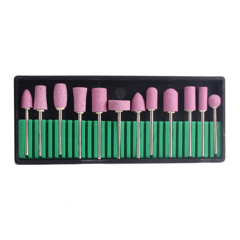 Zestaw frezów do manicure maszyna kwarcowa peeling kamień diament wełna wiertło do paznokci rotacyjny młyn do pedicure zestaw