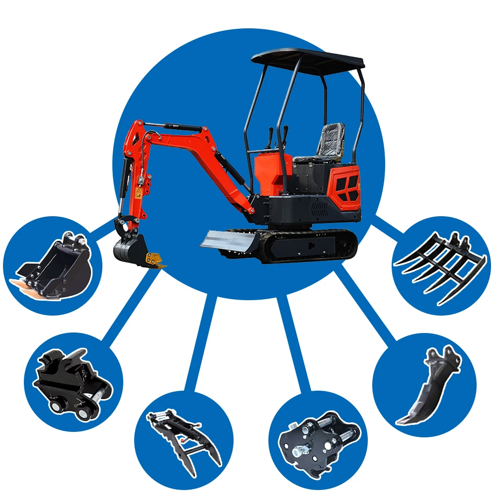 تخصيص حار بيع رخيصة حفارة صغيرة هيدروليكية الزاحف حفار متعدد الوظائف حفارة صغيرة مع Epa