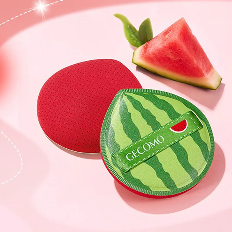 GECOMO Sukkulenten-Melonen-Schönheitsschwamm – Trocken und Nass mit doppeltem Verwendungszweck, nicht puderabsorbierend, hautfreundlich,