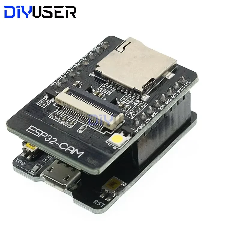 DIYUSER ESP32-CAM-MB WLAN-Modul Seriell-zu-WLAN ESP32 CAM Entwicklungsboard 5V Bluetooth DIY