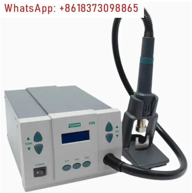1pcs  861DW Lead-free Adjustable Hot Air Gun Rework Station Soldering 1000W 220V For Phone CPU Chip Repair Same  861DW