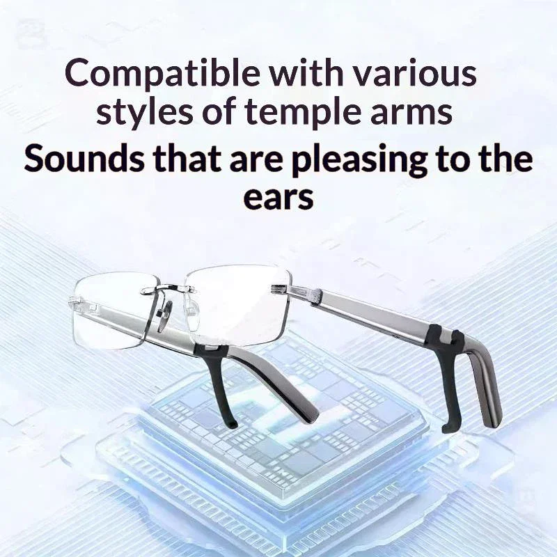 1/2/3 Pairs Sound Tube Intelligent Glasses Tube Silicone Anti Slip Audios Guide Tube Leak Proof AI Smart Glasses Tube