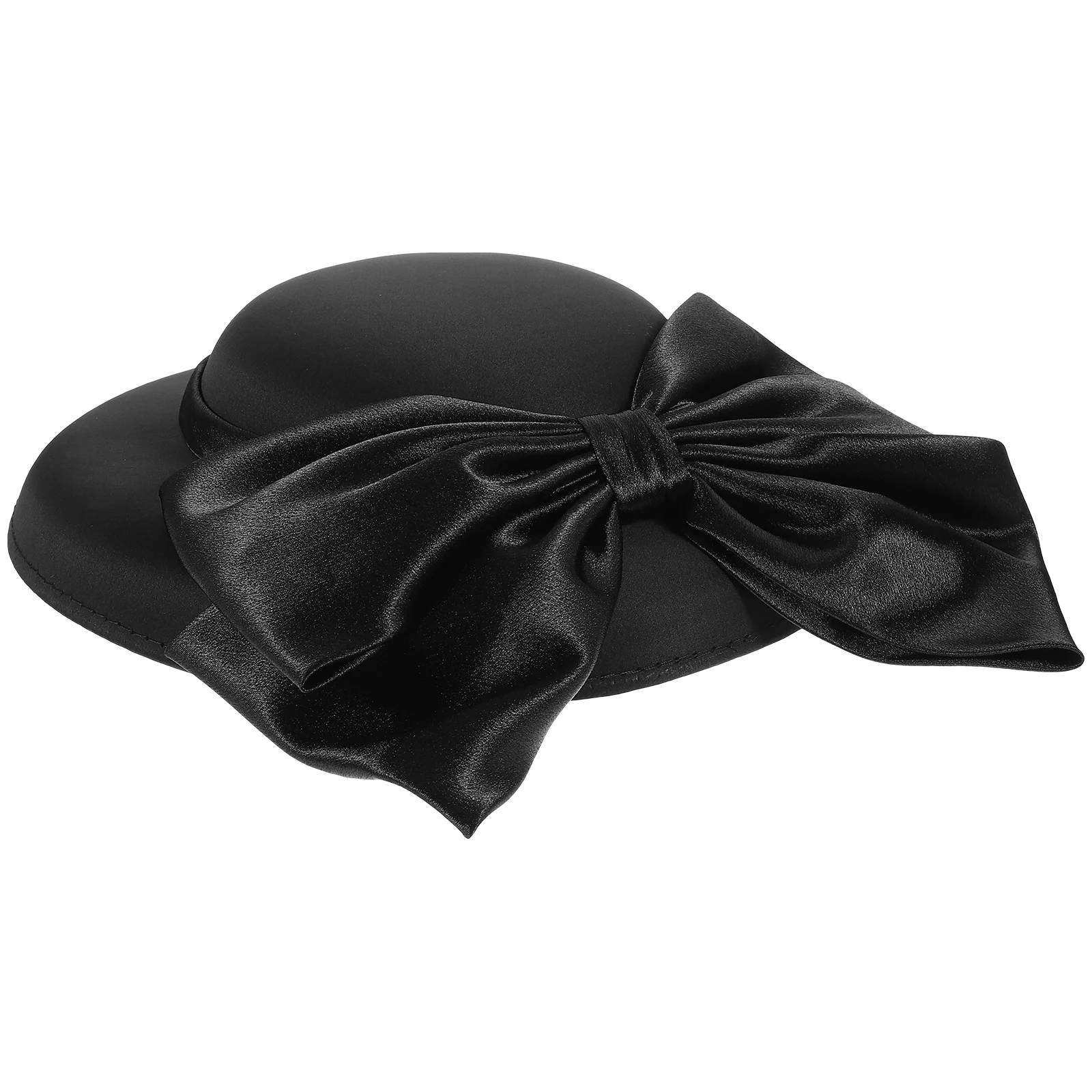 Sukienki galowe dla kobiet Formalny czarny gość weselny Retro Top Hat Party Grace 30 × 30 cm Wiadro Czapka ślubna Biały melonik Bankiet