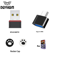 New R36S (WiFi) RTL8188FTV USB Dongles and TYPE C OTG adaptor for R36S R36H  R36PLUS Retro Gaming console Handheld Accessories