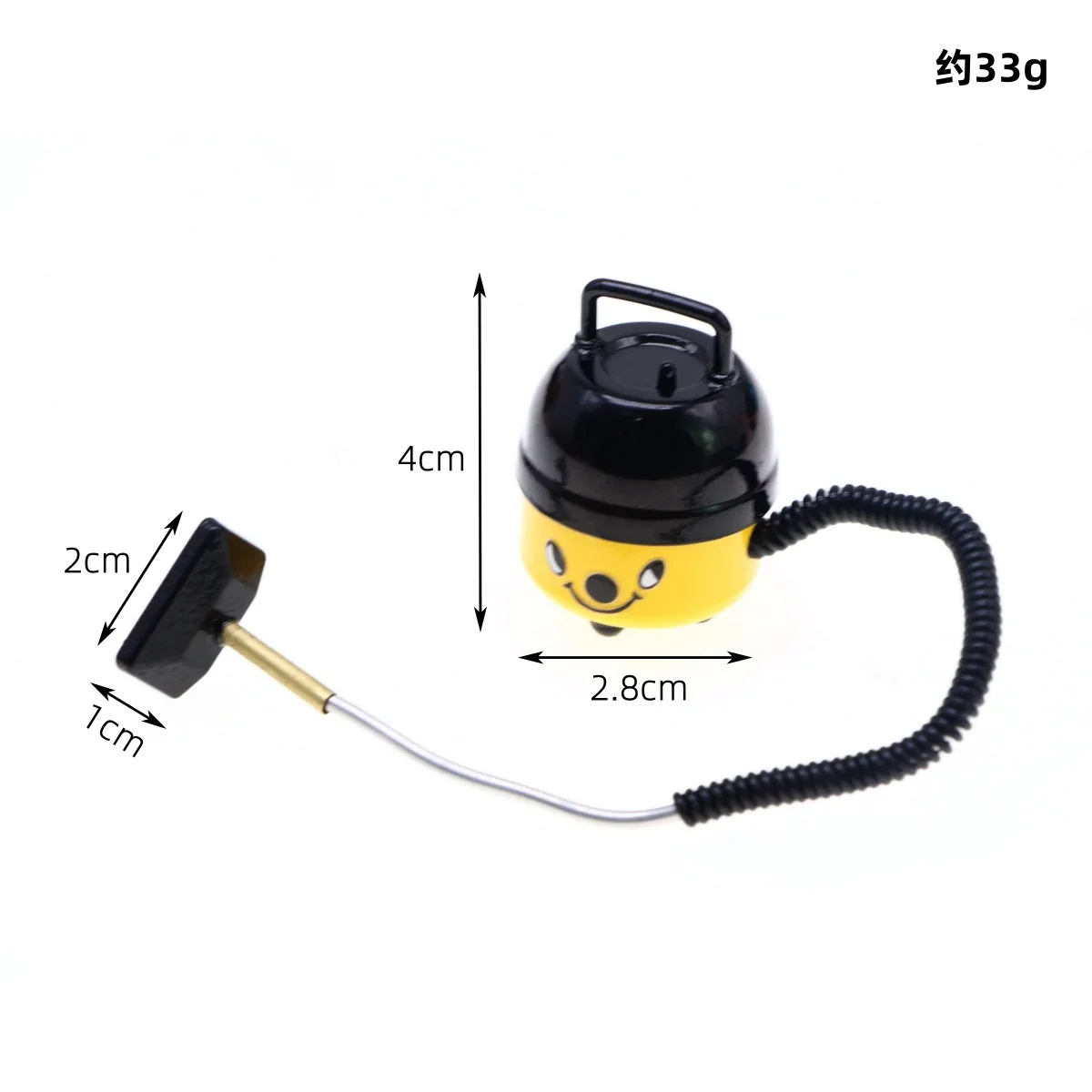 1:12 Scale Dollhouse Miniature Metal Vacuum Cleaner, BJD Home Scene Props, Miniature Cleaning Accessories - Trending Hot Search