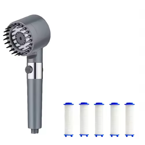 Shower filter four modes bathroom accessories head massage showerhead replete for shower heads knobs showers parts fixture home - Image 21