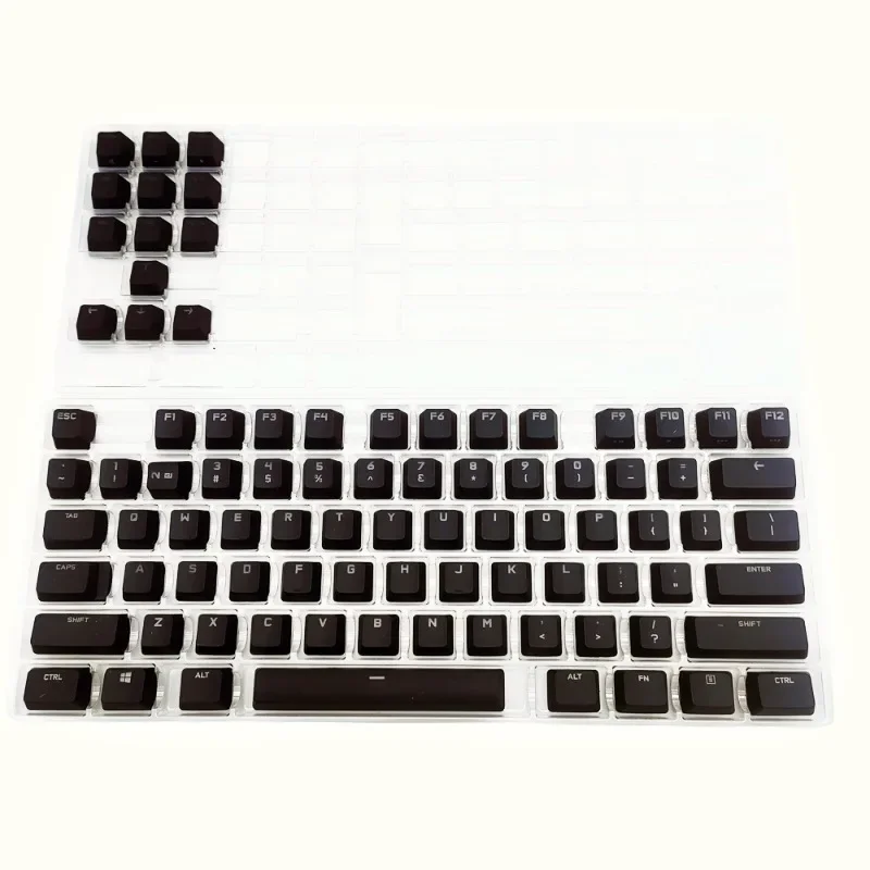 NEW Replacement keycaps for logitech G PRO X Mechanical Keyboard Cross axis Transparent keycaps