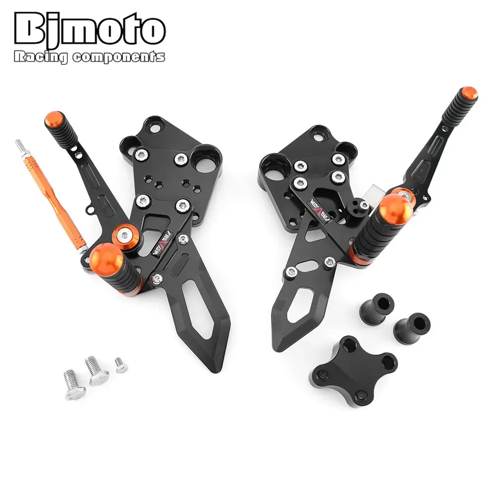 Rear Sets Foot Pegs Footpegs Rearsets For K-TM Duke 390 2013 2014 2015 2016 2017 D-uke 125 200 Duke125 Duke200 All years