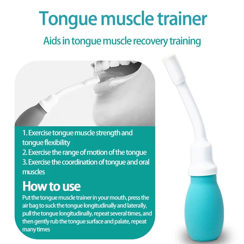 Tongue Muscle Training Recovery Device Mouth Muscle Training Massage Tools With Toothbrush Device Chewing Exceciser Health Care