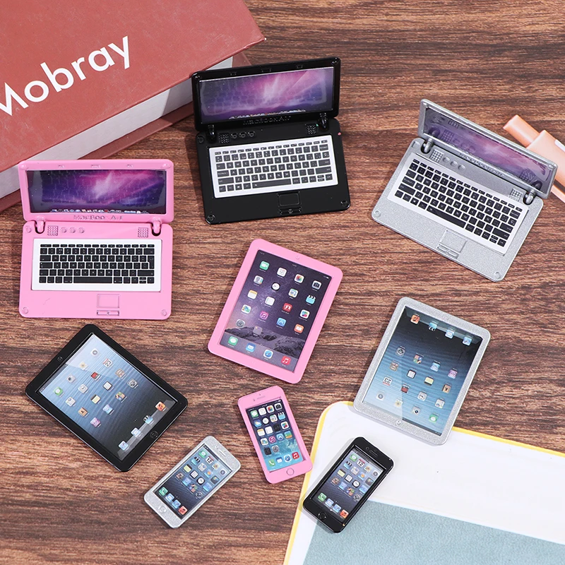Tablet Accessories Set - 【F】3 stuks/set, miniatuur mobiele telefoon, tablet
