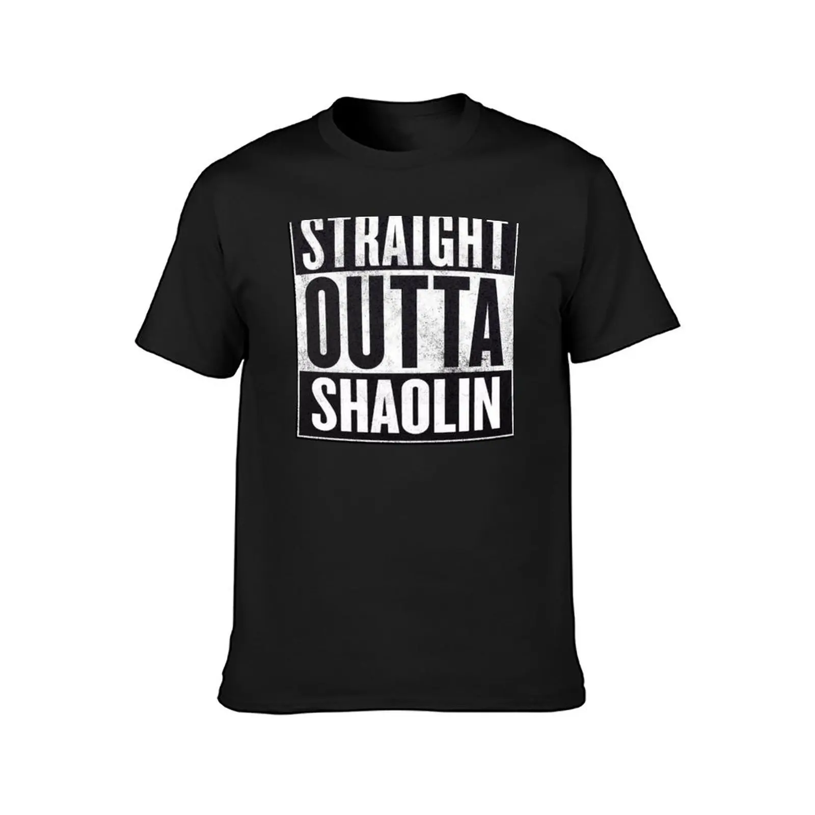 straight outta Shaolin Staten Island T-Shirt customs plain Short sleeve tee new edition plain black t shirts men