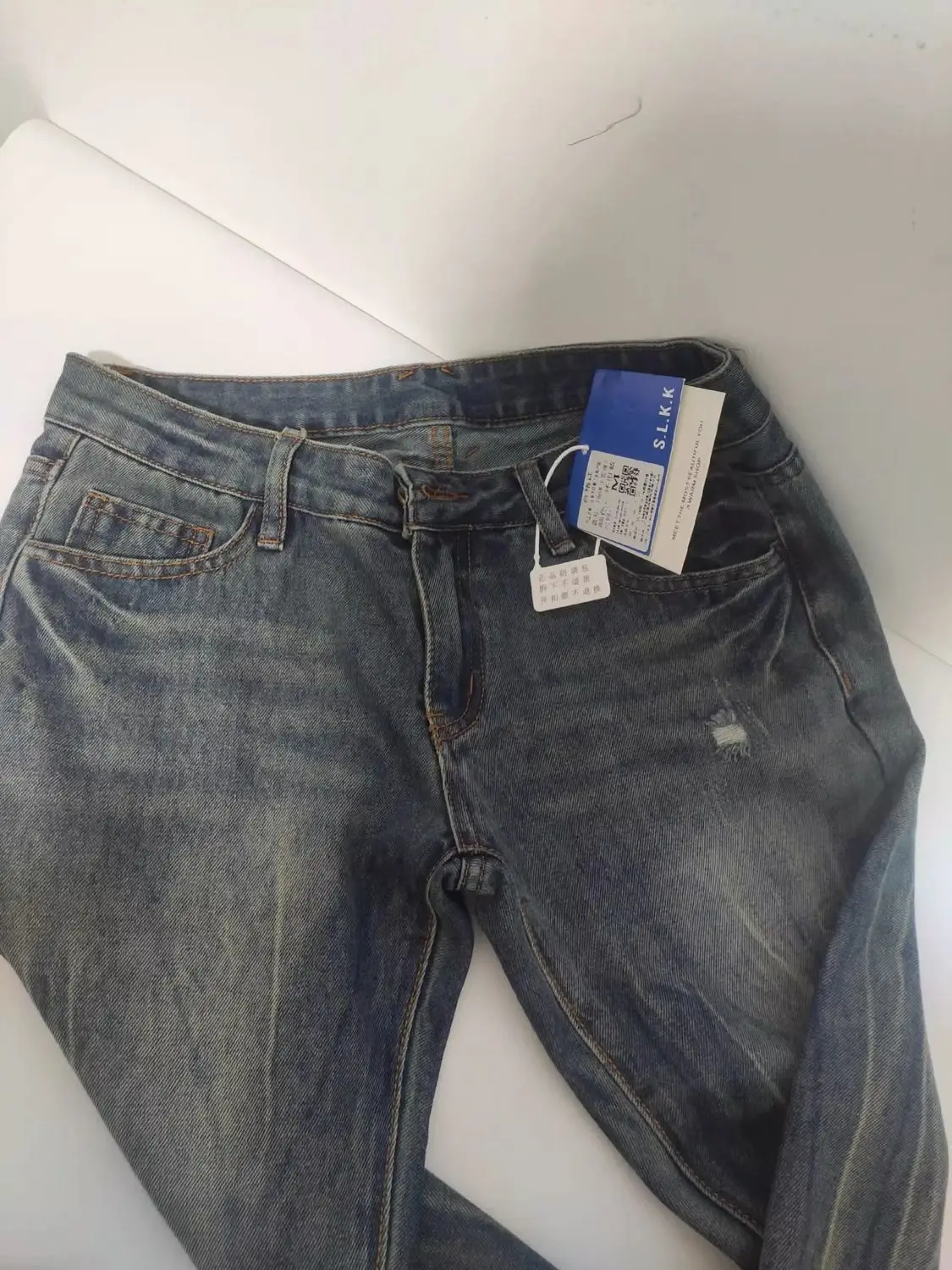 أنيقة أنيقة المتعثرة خمر متوهج الجينز النساء منخفضة الخصر سليم صالح فضفاض الخام هيم الطابق طول الدنيم السراويل موضة جديدة