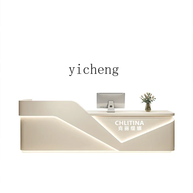 

Smart Simple Beauty Salon Cashier Clothing Store Bar Training Institution Company Front Desk