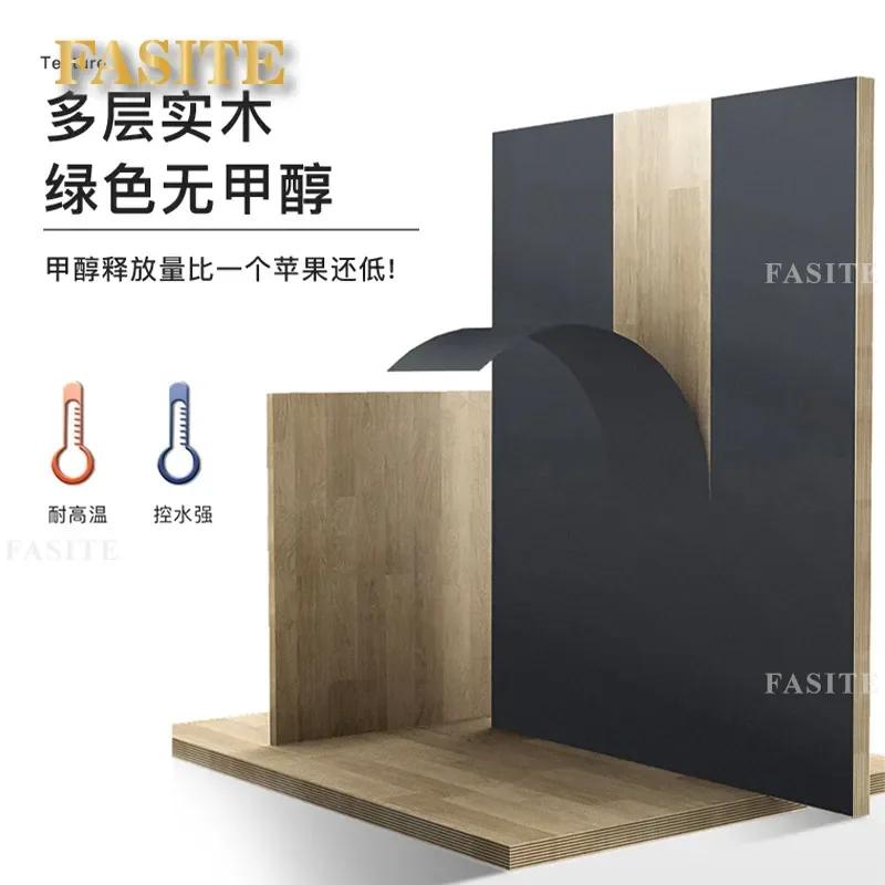 For Bathroom Cream Style Wall Mounted Vanity Cabinet with Rock Slab Ceramic Integrated Basin Modern Simple Washstand Storage