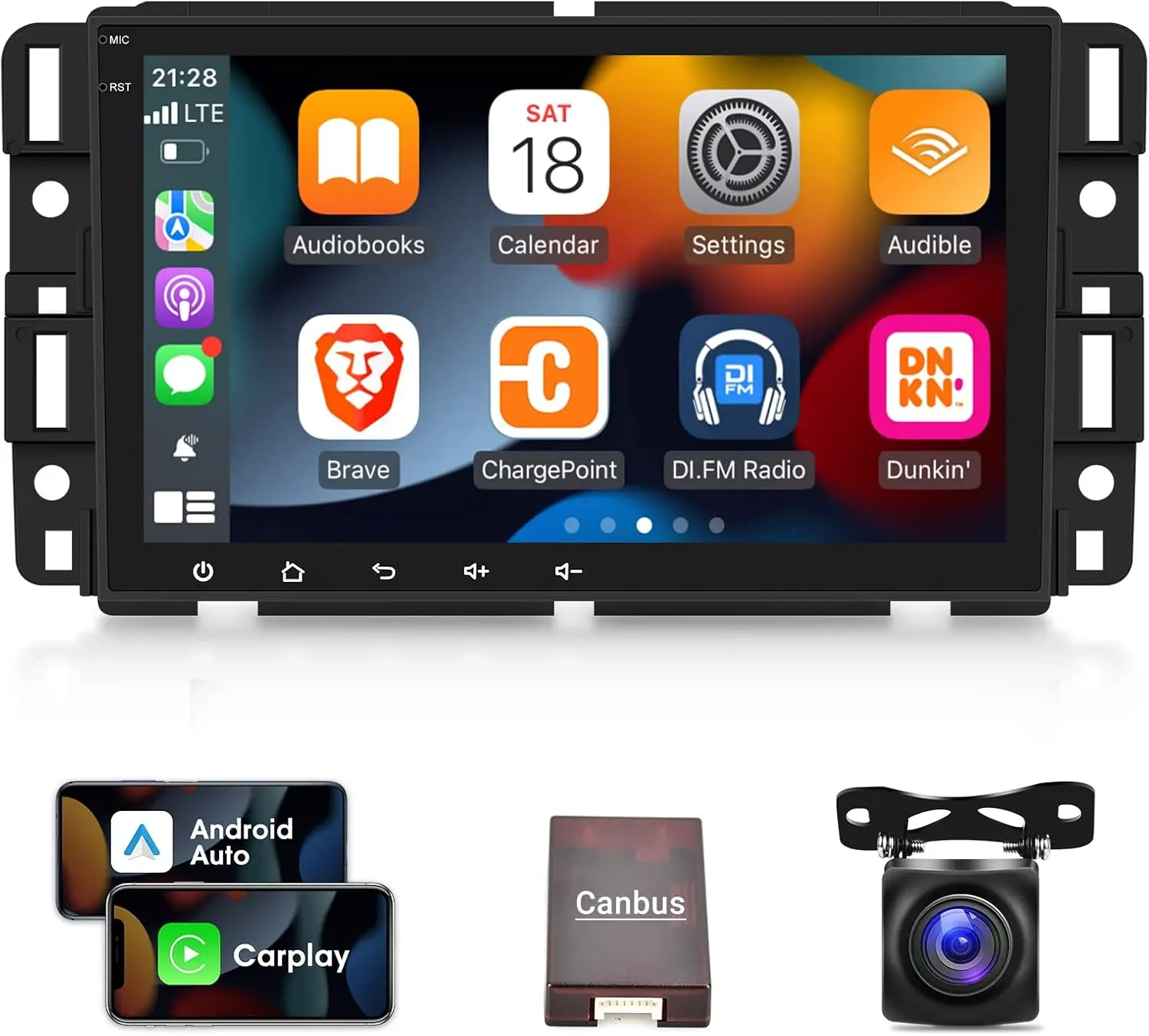 

For Chevrolet Chevy Silverado GMC Buick 7" Android 13 Touch Screen Stereo Carplay/Android Auto/SWC/ AHD Backup Camera + MIC ﻿