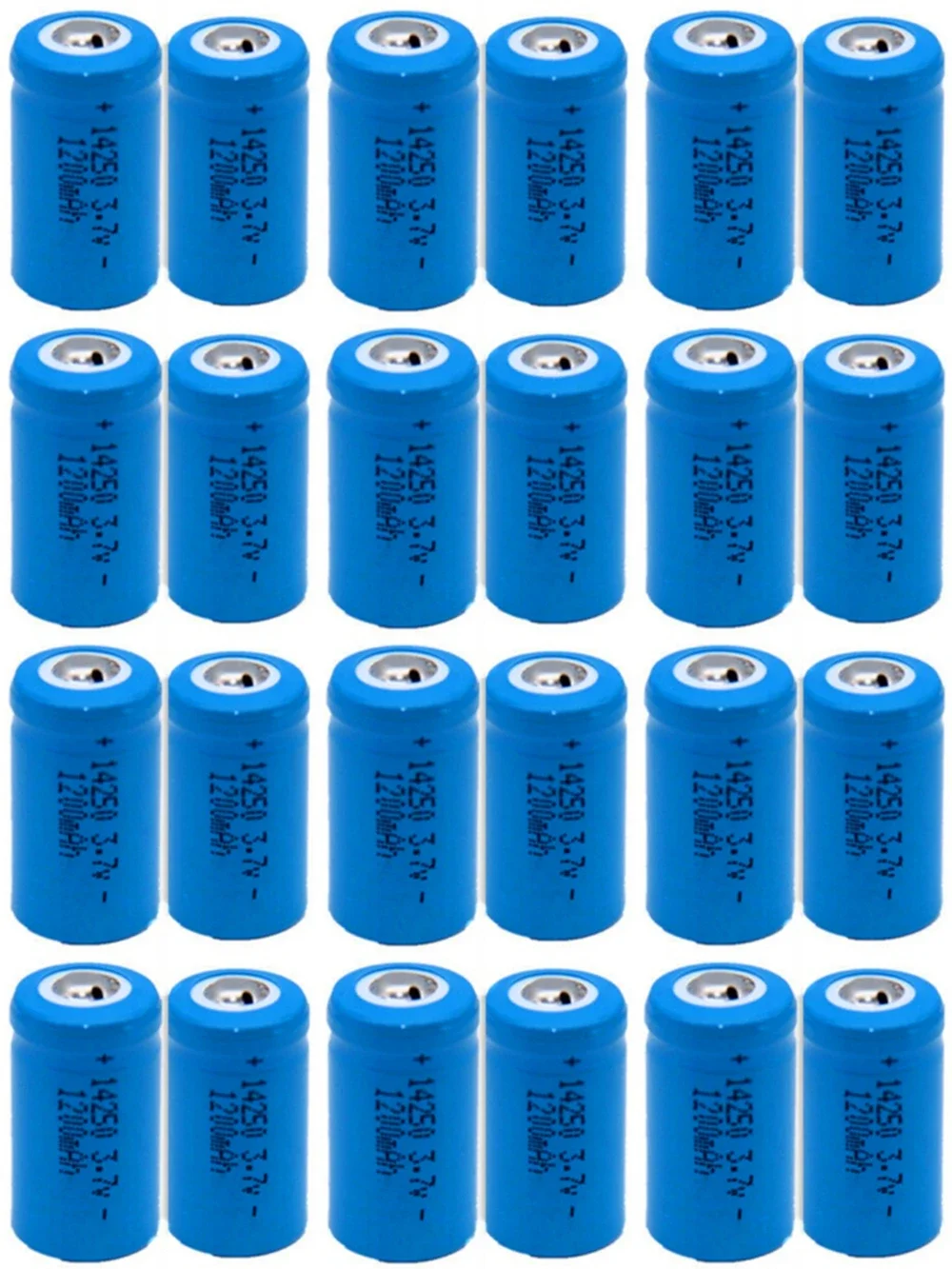 3.7 فولت 14250 بطارية ليثيوم قابلة للشحن LS14250 ER14250H 1/2-R6 1/2 AA 1200 مللي أمبير بطارية ليثيوم قابلة للشحن ER14250